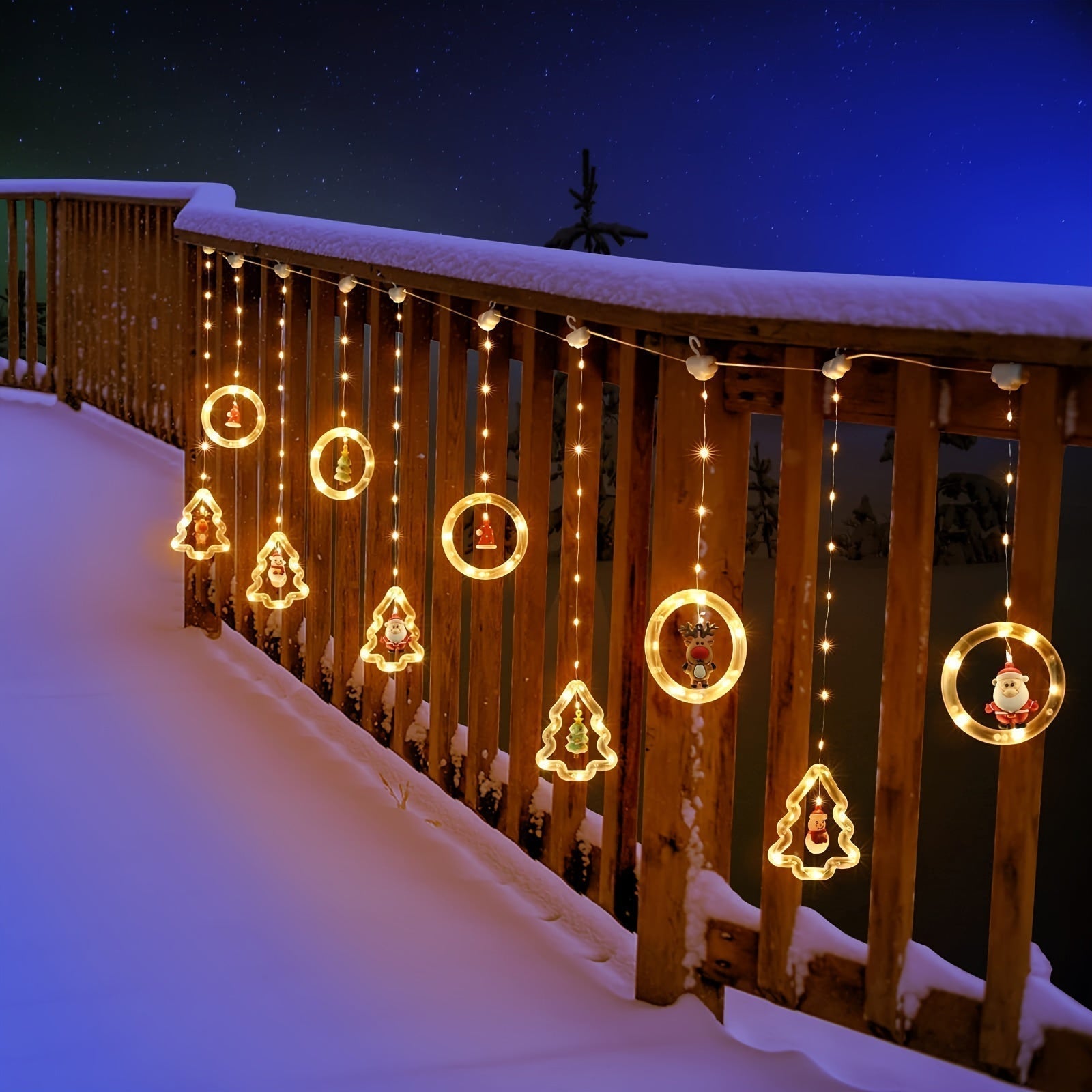 Anneau de Vœux LED Décoratif | Éclairage Magique pour Noël
