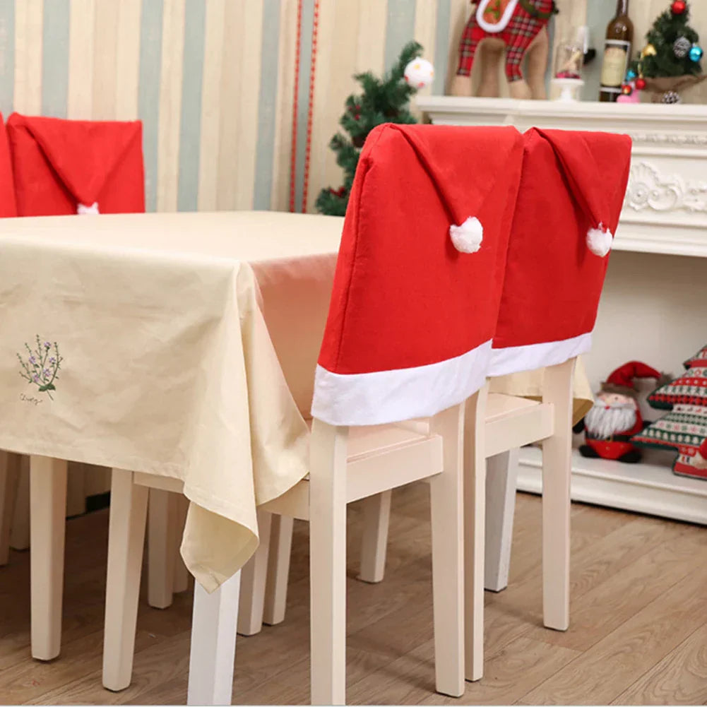 Housses de Chaises de Noël | Ambiance Festive et Élégante