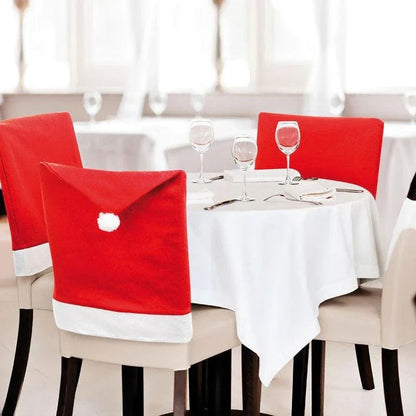 Housses de Chaises de Noël | Ambiance Festive et Élégante