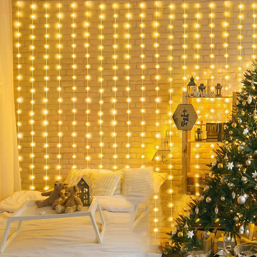 Éclairage de Cascade LED Intérieur et Extérieur | Ambiance Magique pour Événements et Décoration