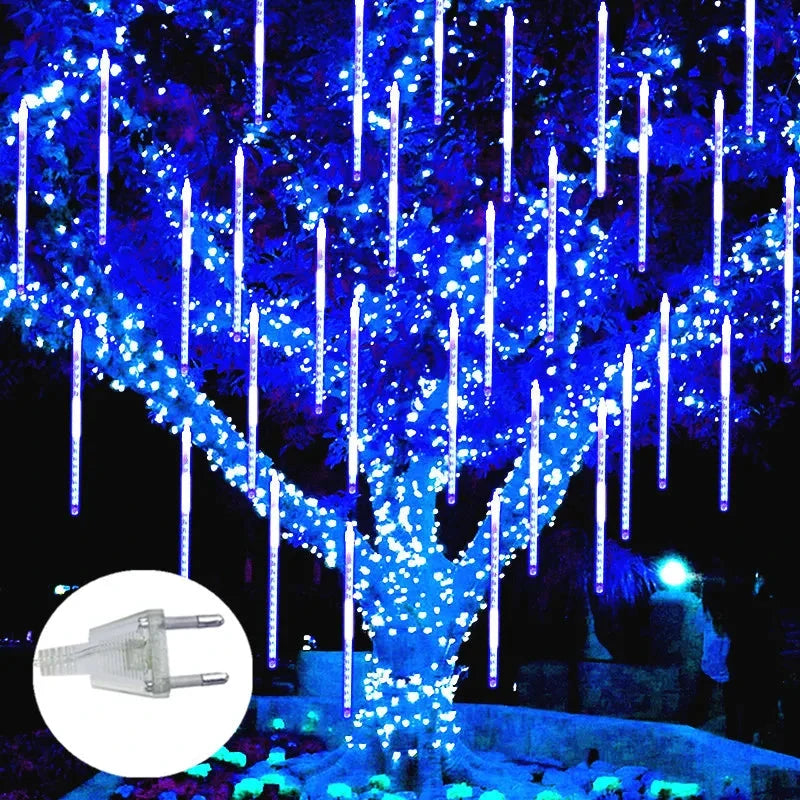 Lumières LED de Douche Extérieure | Décoration Scintillante pour Noël