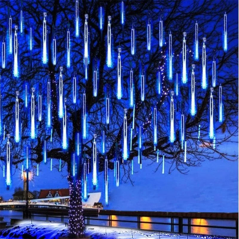 Lumières LED de Douche Extérieure | Décoration Scintillante pour Noël