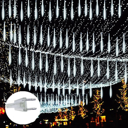 Lumières LED de Douche Extérieure | Décoration Scintillante pour Noël