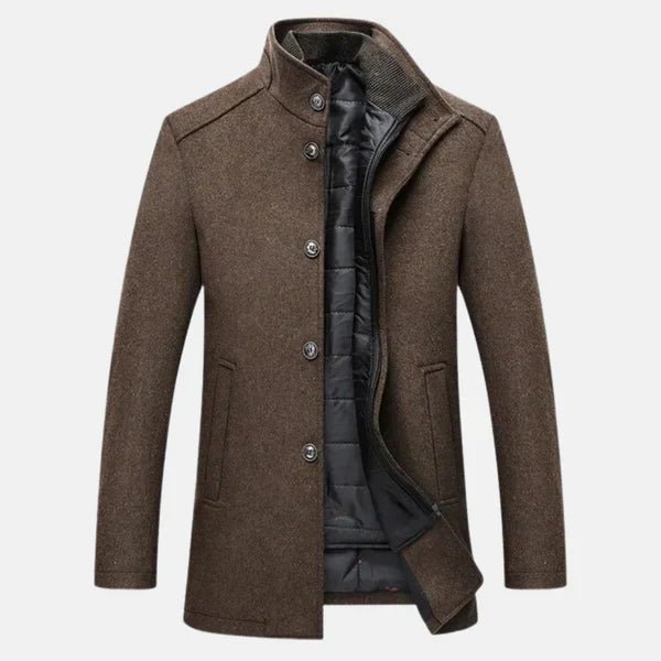 Manteau d'Hiver à Col Montant | Élégance et Chaleur pour l'Hiver