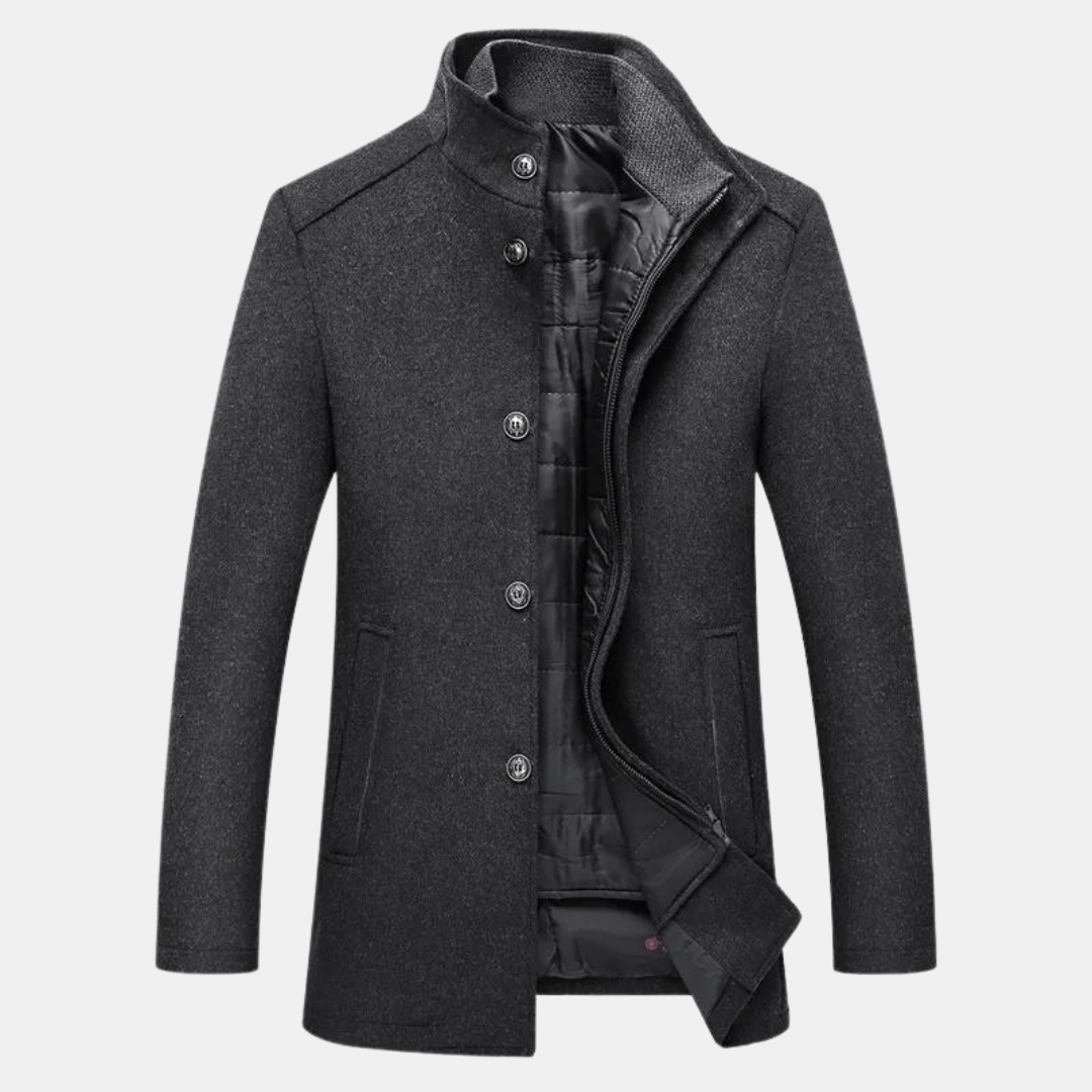 Manteau d'Hiver à Col Montant | Élégance et Chaleur pour l'Hiver