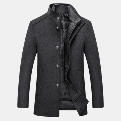 Manteau d'Hiver à Col Montant | Élégance et Chaleur pour l'Hiver