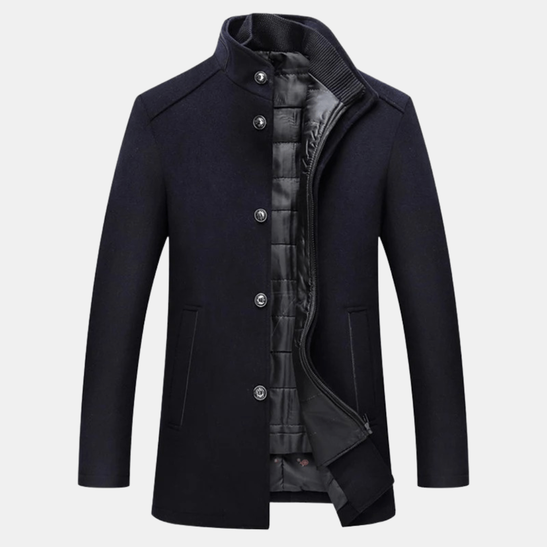 Manteau d'Hiver à Col Montant | Élégance et Chaleur pour l'Hiver