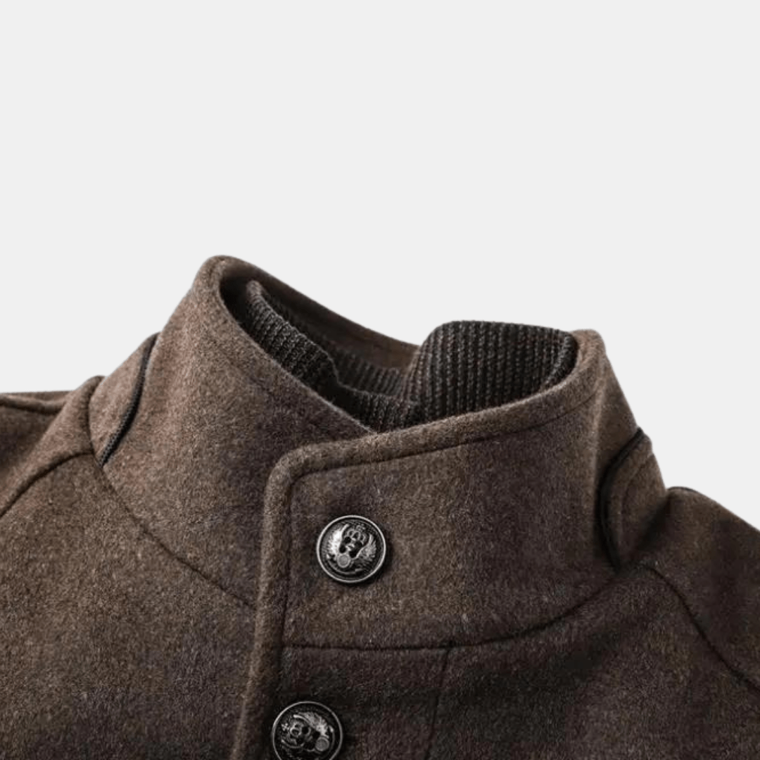 Manteau d'Hiver à Col Montant | Élégance et Chaleur pour l'Hiver