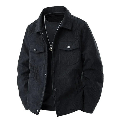 Veste d'Automne pour Hommes | Style Classique en Velours Côtelé