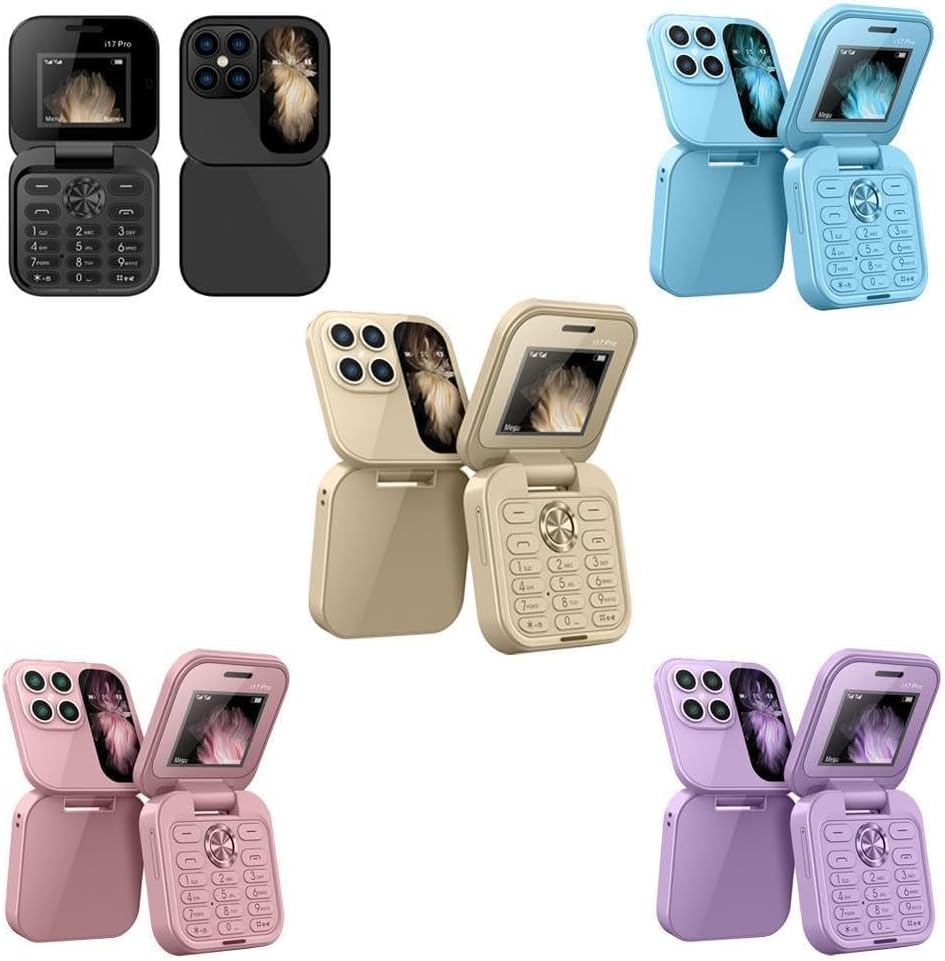 Téléphone Dual-SIM Compact Léger | Caméra HD et Longue Autonomie