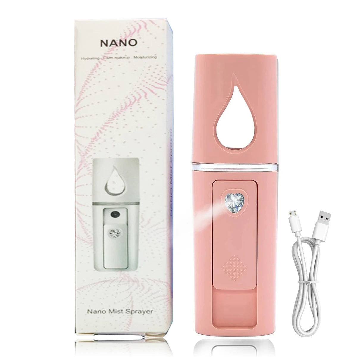 Vaporisateur Facial Nano Portable | Brume Hydratante Ultra-Fine et Compacte