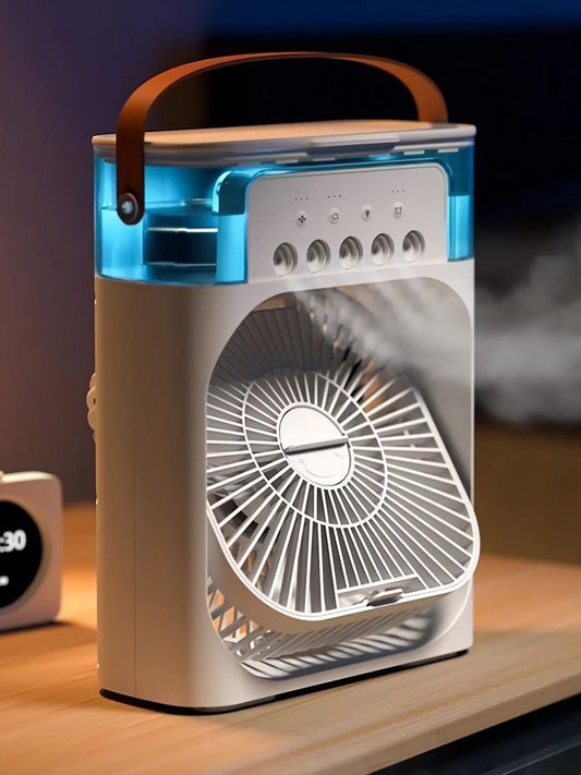 Ventilateur de Brume Glacée Portable | Refroidissement Rapide et Silencieux