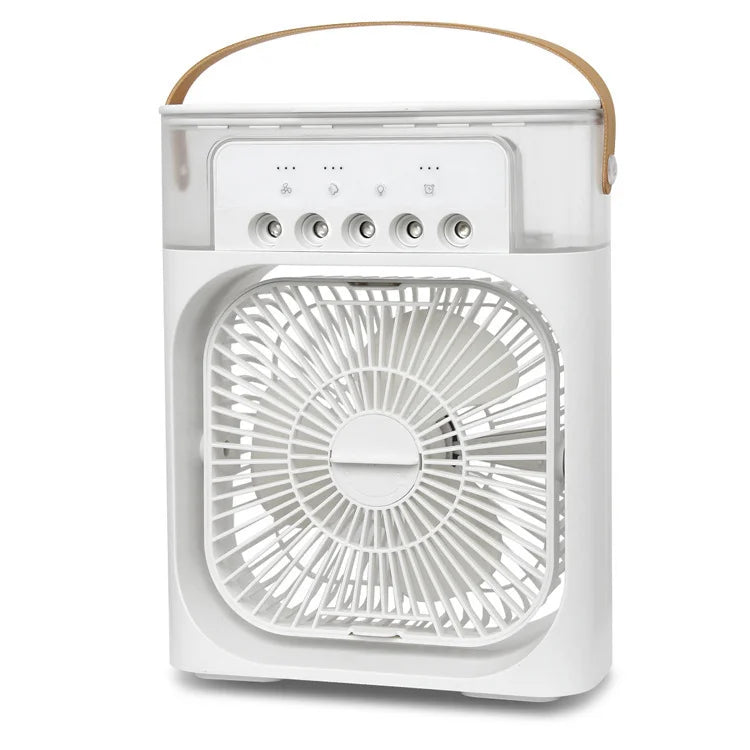 Ventilateur de Brume Glacée Portable | Refroidissement Rapide et Silencieux