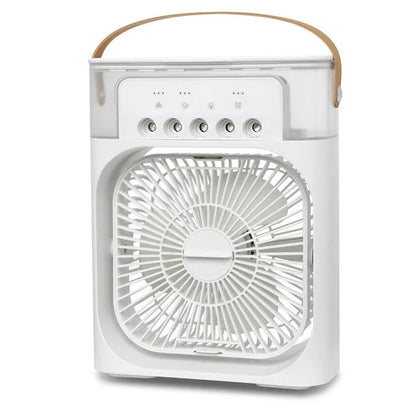 Ventilateur de Brume Glacée Portable | Refroidissement Rapide et Silencieux
