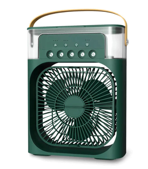 Ventilateur de Brume Glacée Portable | Refroidissement Rapide et Silencieux
