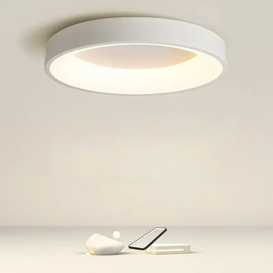 Plafonnier LED Scandinave Minimaliste | Illumination Douce et Élégante