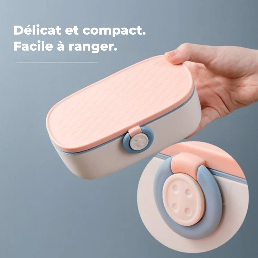 Coffret de couture compact en PP 15,5 cm — retouches à portée de main