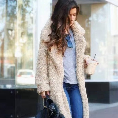 Manteau Teddy Oversized Femme | Confort Douillet et Style Moderne