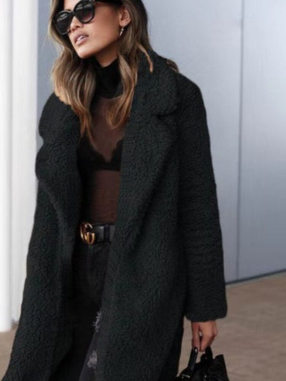 Manteau Teddy Oversized Femme | Confort Douillet et Style Moderne