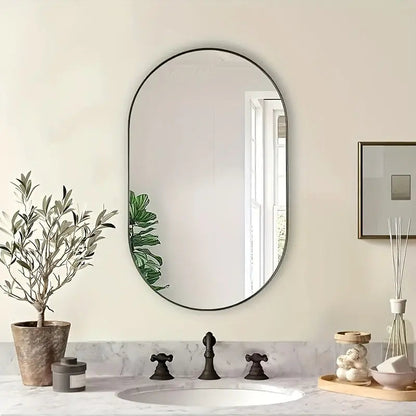 Miroir Ovale Élégant pour Décoration | Design Intemporel et Sophistiqué