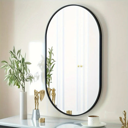 Miroir Ovale Élégant pour Décoration | Design Intemporel et Sophistiqué