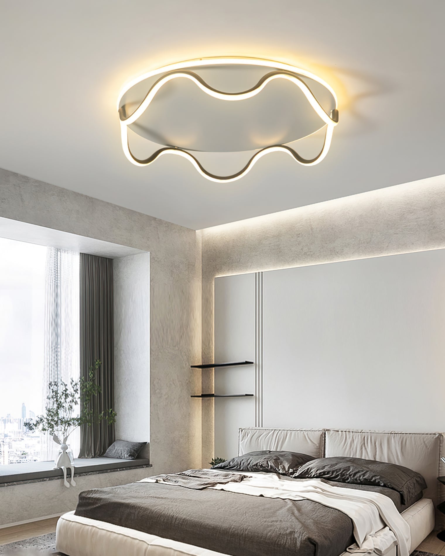 Lampe Plafonnier Minimaliste | Éclairage Élégant et Durable