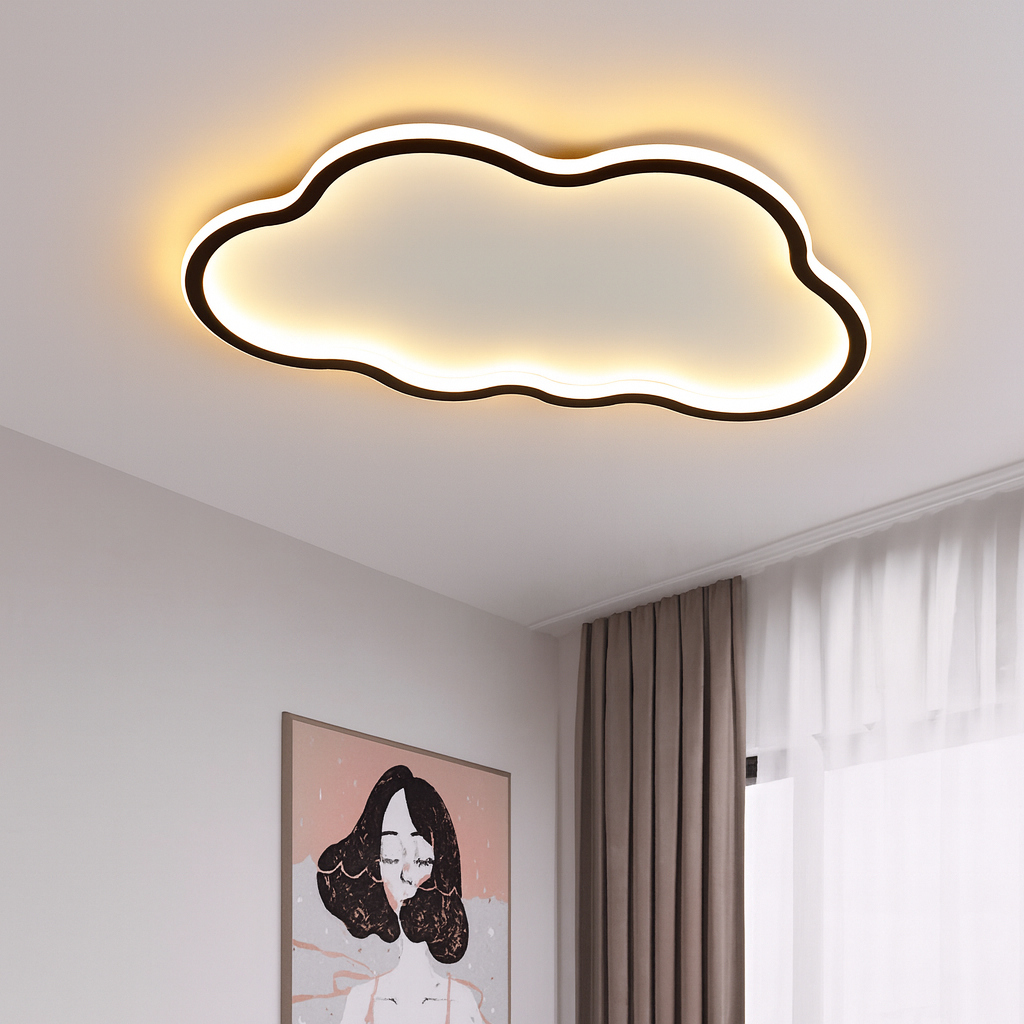 Lampe de Plafond Design Scandinave | Éclat Atmosphérique et Élégance Sereine
