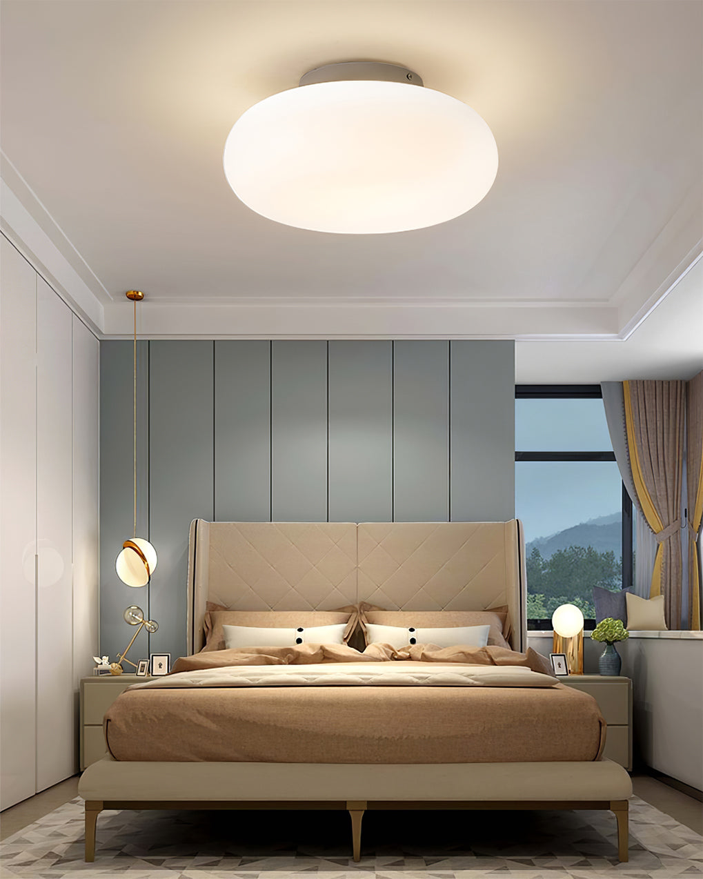 Plafonnier LED Moderne Économe | Éclairage Élégant pour Maison et Bureau