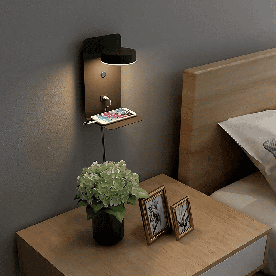 Lampe de Nuit LED Moderne | Douce Lumière Chaude et Apaisante