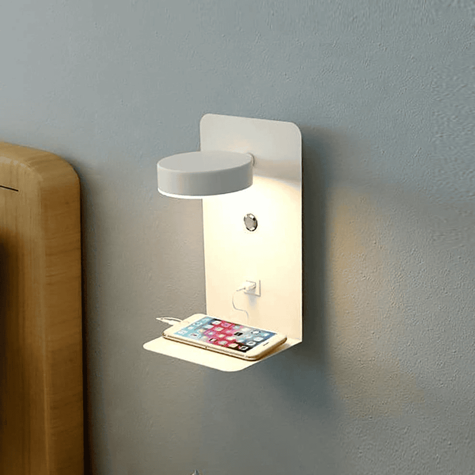 Lampe de Nuit LED Moderne | Douce Lumière Chaude et Apaisante