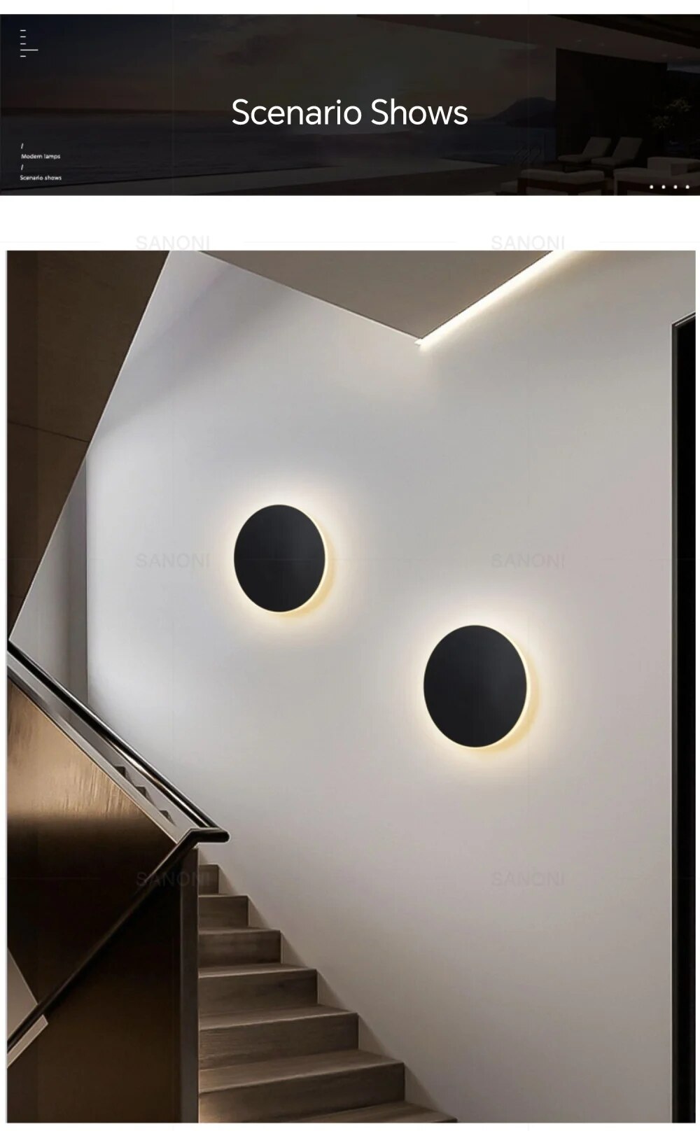 Applique Murale LED Circulaire | Design Élégant et Énergétiquement Efficace