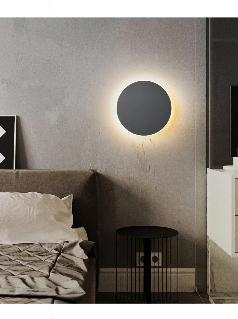 Applique Murale LED Circulaire | Design Élégant et Énergétiquement Efficace