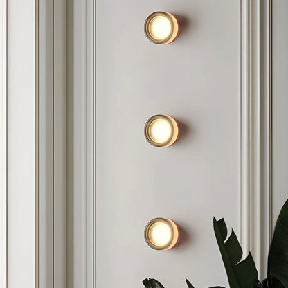Applique Murale Moderne Élégante | Détails Rainurés en Métal et Verre