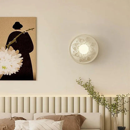Applique Murale en Résine Café Lait | Éclairage Contemporain et Ambiance Chaleureuse