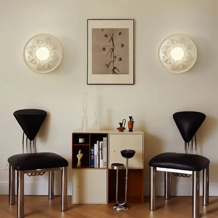 Applique Murale en Résine Café Lait | Éclairage Contemporain et Ambiance Chaleureuse