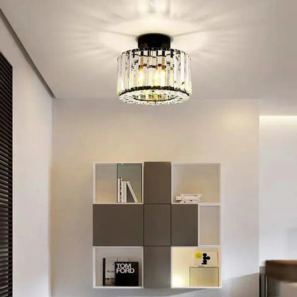 Luminaire de Plafond Éblouissant | Cristaux Scintillants et Économie d'Énergie