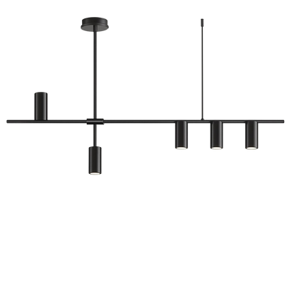 Lampe de Plafond Minimaliste Noire | Éclairage Élégant et Dimmable