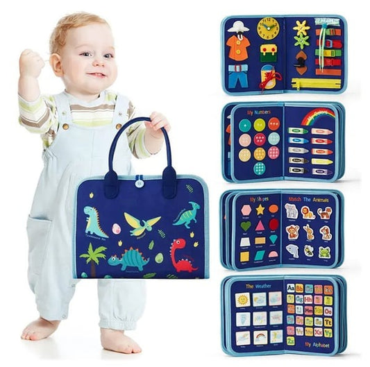 Livre Éducatif Montessori pour Enfants | Outil d'Apprentissage Interactif en Feutre