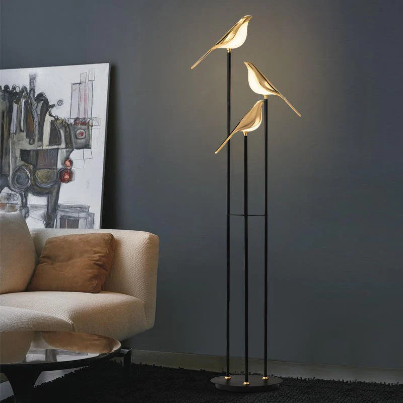 Lampe de Sol Moderne Minimaliste | Design Sculptural et Élégant