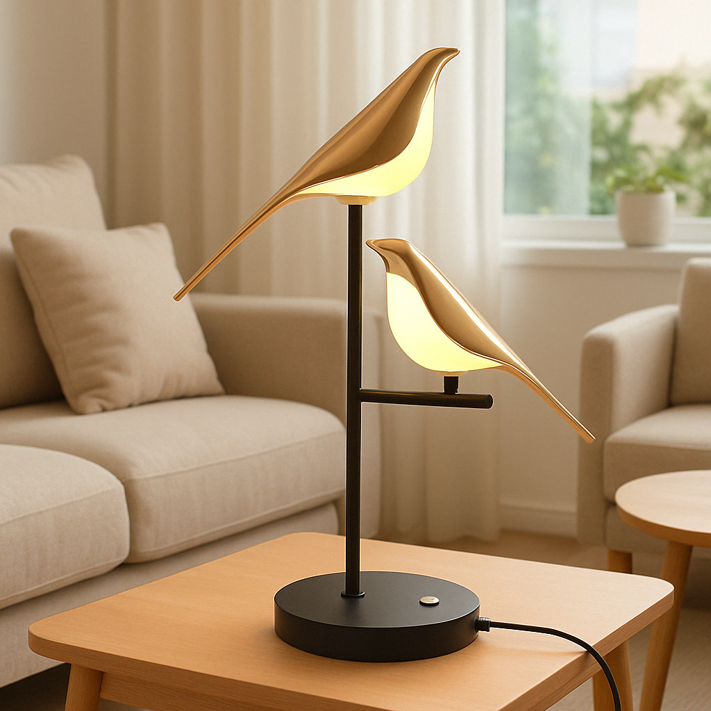 Lampe de Table Minimaliste Moderne | Élégance et Atmosphère Chaleureuse