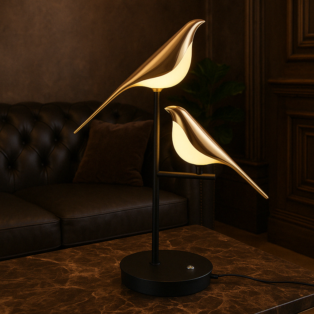 Lampe de Table Minimaliste Moderne | Élégance et Atmosphère Chaleureuse