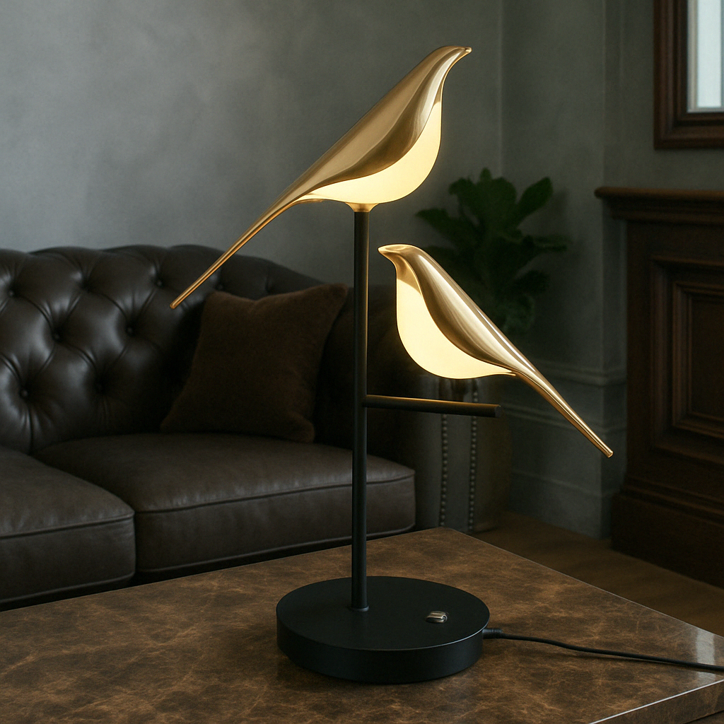 Lampe de Table Minimaliste Moderne | Élégance et Atmosphère Chaleureuse
