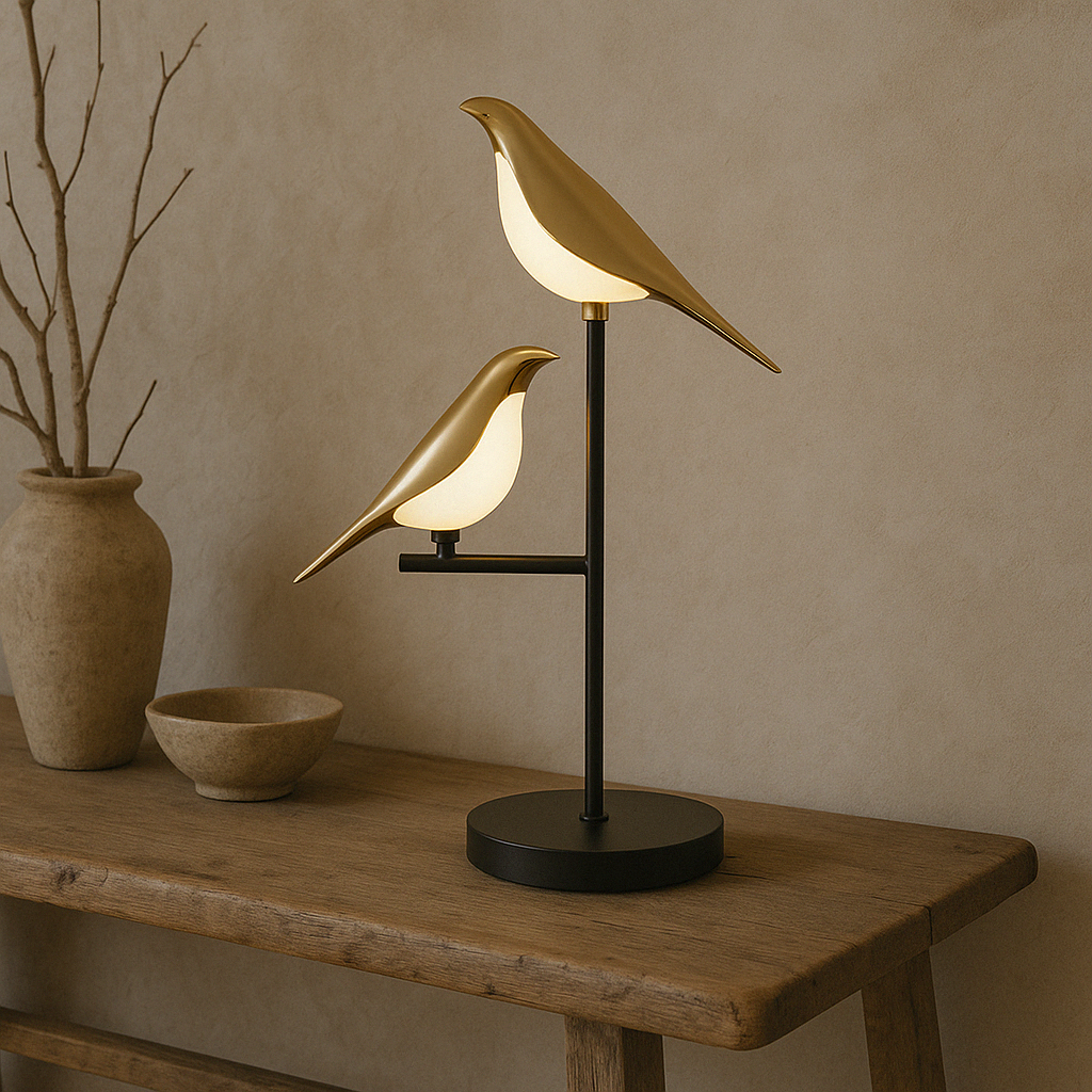 Lampe de Table Minimaliste Moderne | Élégance et Atmosphère Chaleureuse