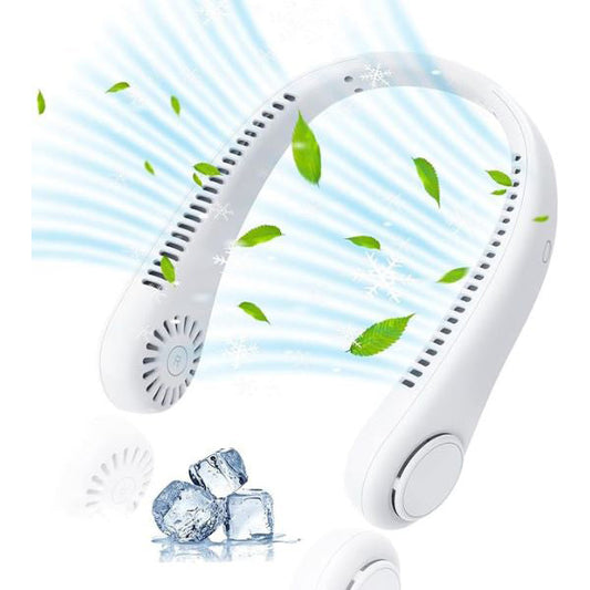 Ventilateur de Cou Portable | Refroidissement Léger et Silencieux