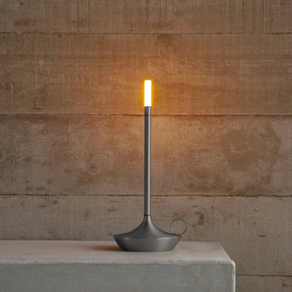 Porte-bougie Dimmable en Aluminium | Design Élégant et Rechargeable