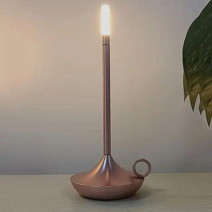 Porte-bougie Dimmable en Aluminium | Design Élégant et Rechargeable