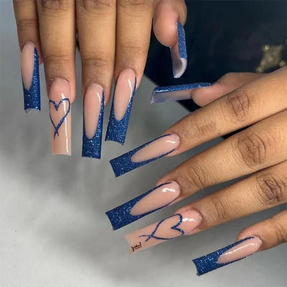 Ongles Press-On Roses Premium | Application Rapide et Élégante