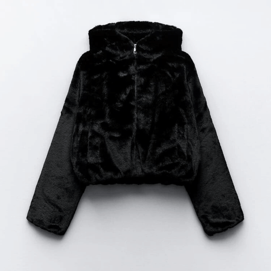 Manteau en Fausse Fourrure pour Femmes | Élégance Vegan et Confort Optimal