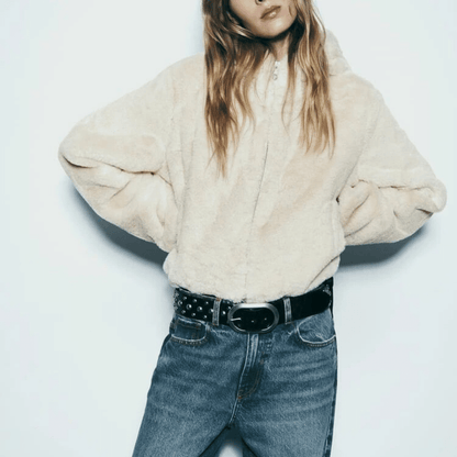 Manteau en Fausse Fourrure pour Femmes | Élégance Vegan et Confort Optimal
