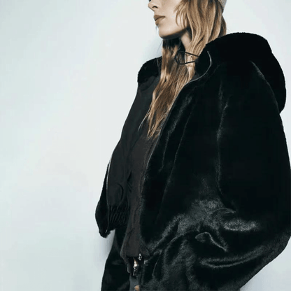 Manteau en Fausse Fourrure pour Femmes | Élégance Vegan et Confort Optimal